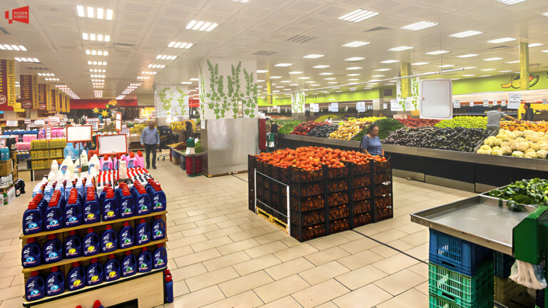 Taze sebze ve meyve reyonu Erülkü Süpermarket