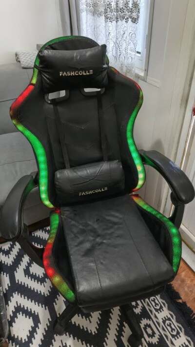 Fashcolle ledli gaming koltuk