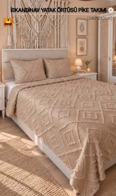 Scandinavian Bedspread / Pike Set