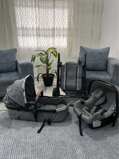 Baby Plus Travel System Stroller Set (Like New)